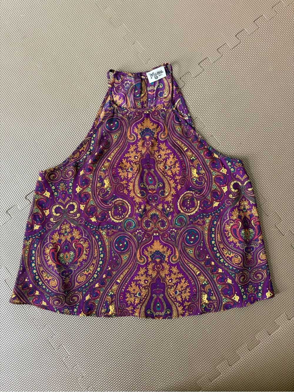 Show me your Mumu purple paisley high neck tank size small